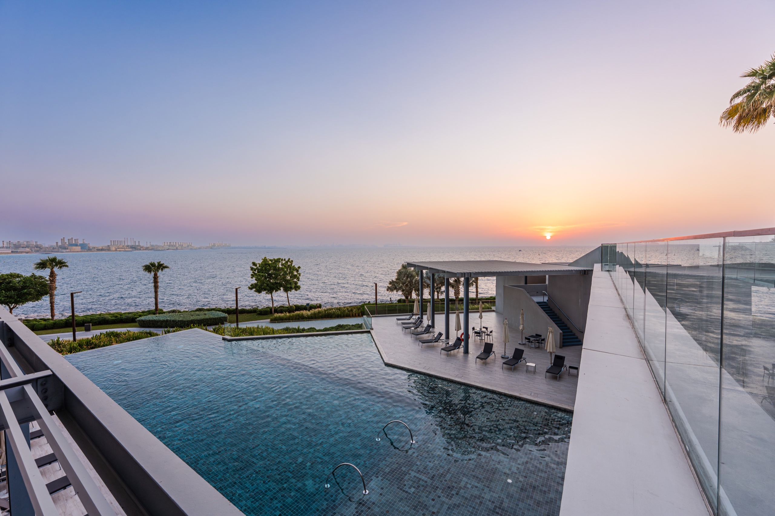 Infinity Pool at Sunset