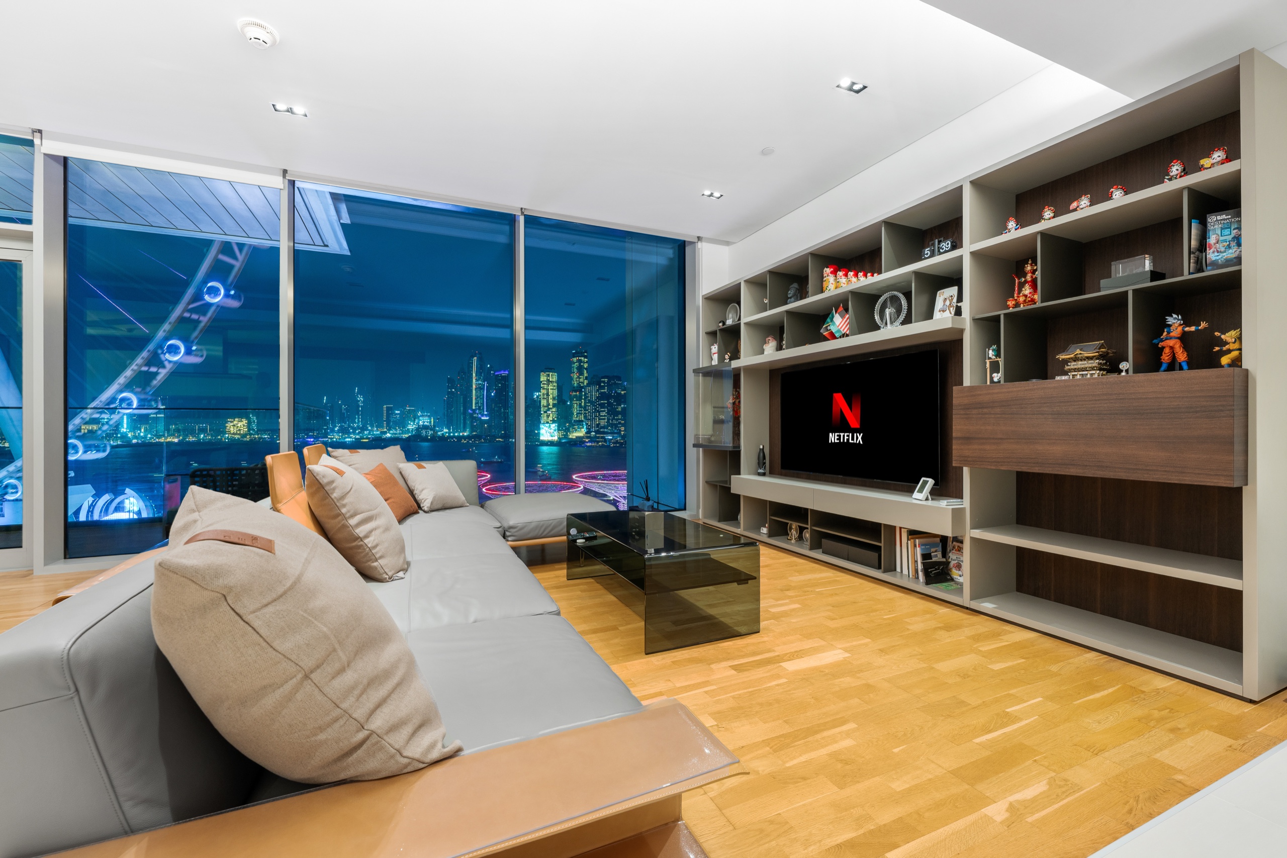 Living Room at Dusk