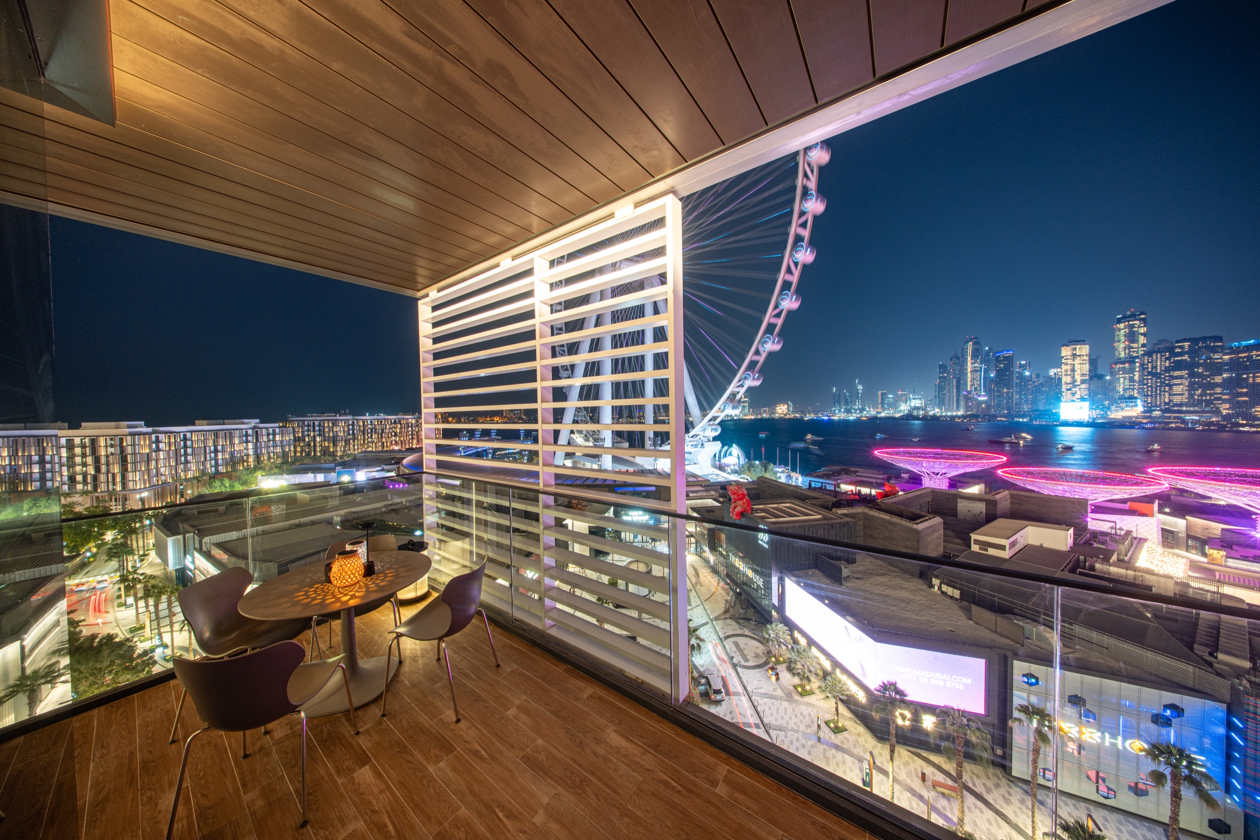 Balcony Evening View
