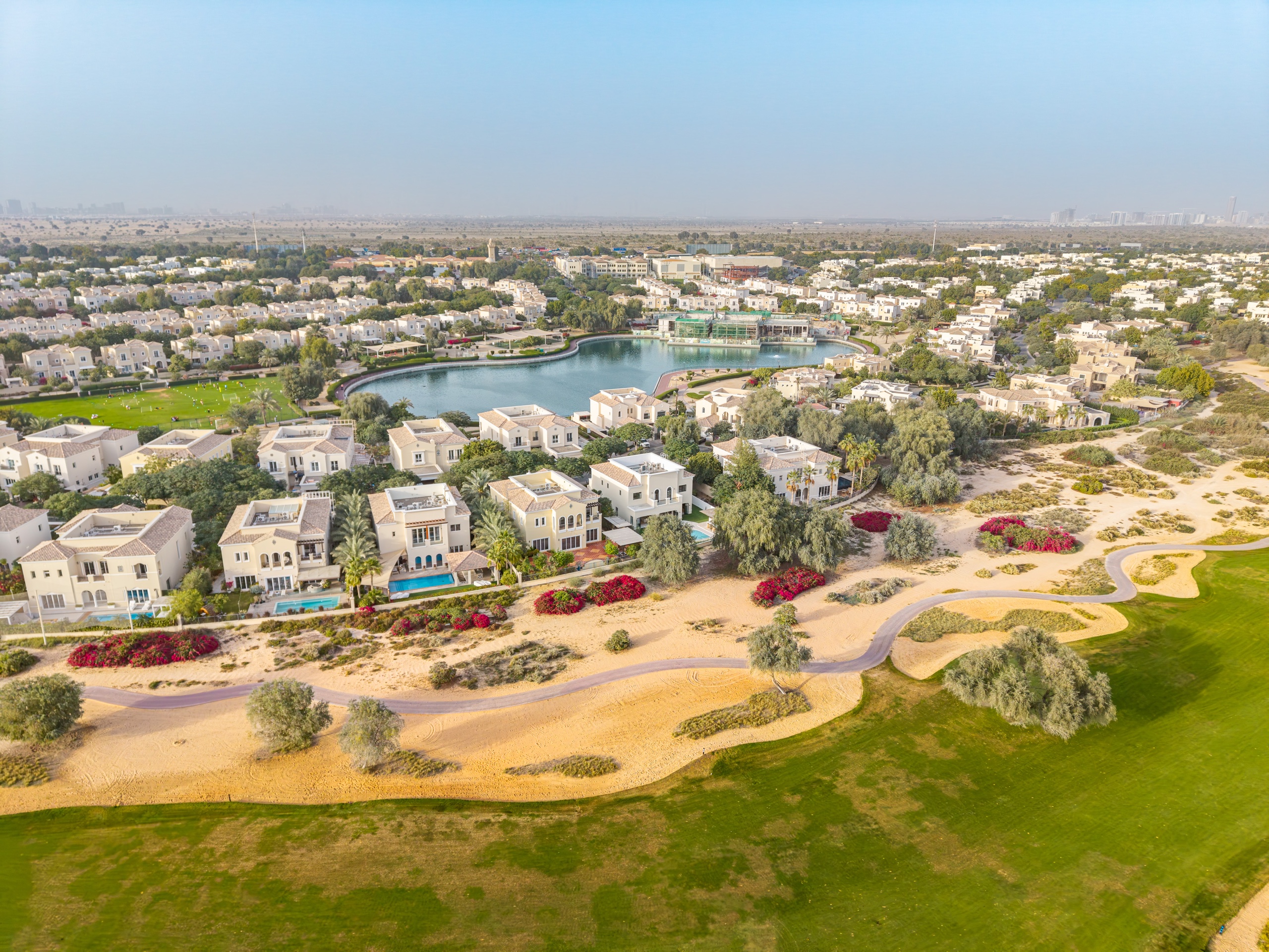 Aerial Lake & Golf
