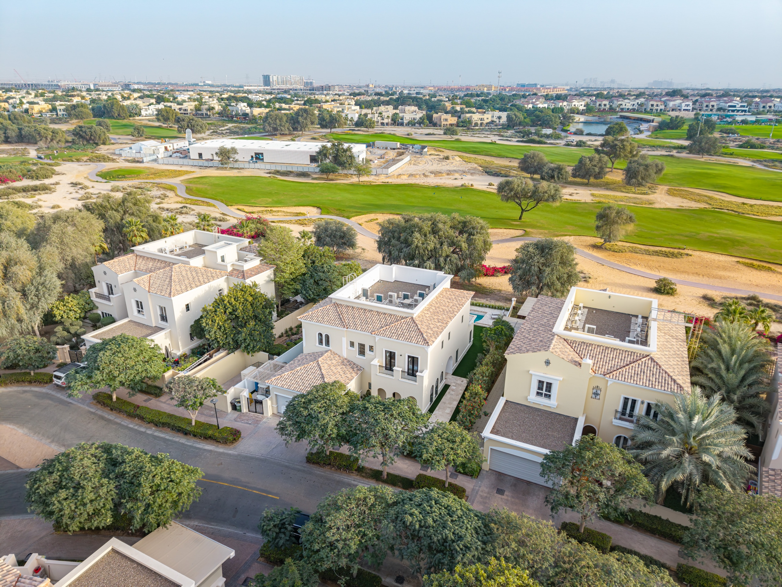 Aerial Golf View