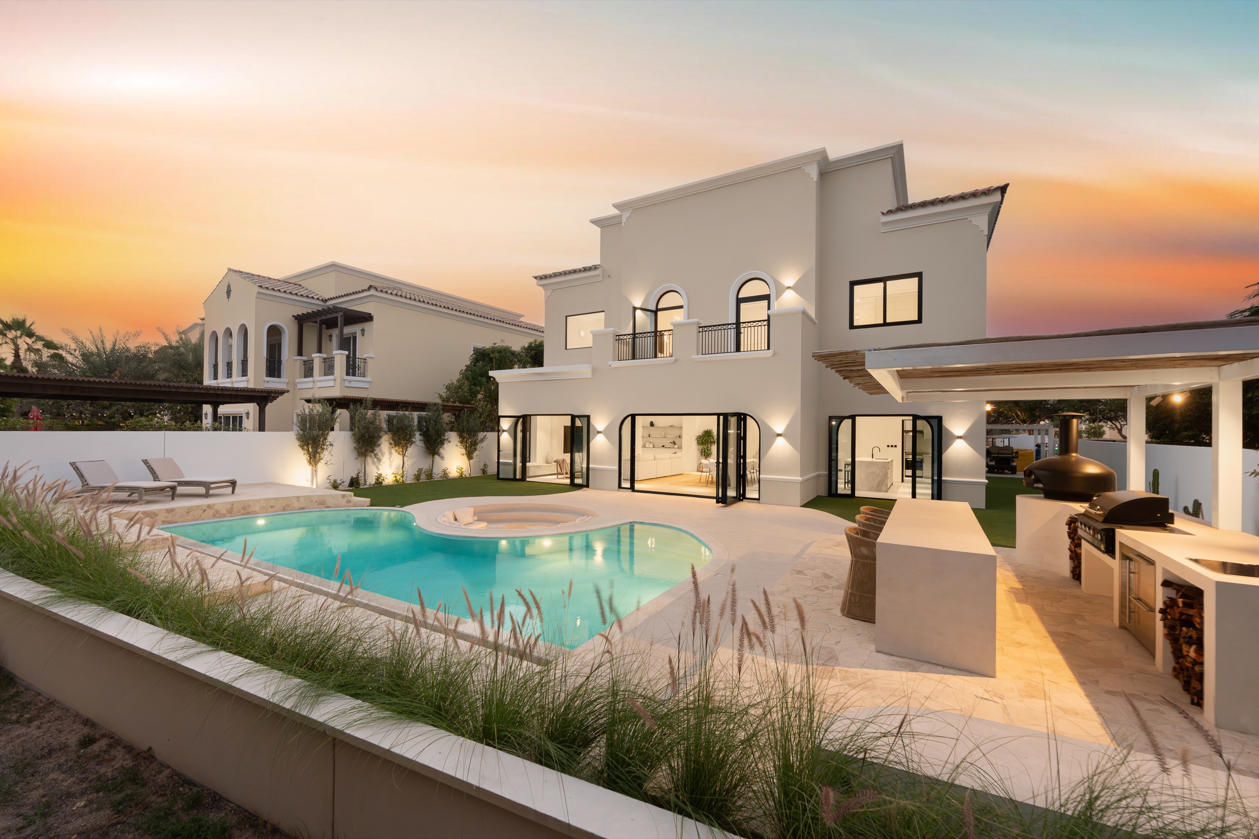 Exterior at Sunset