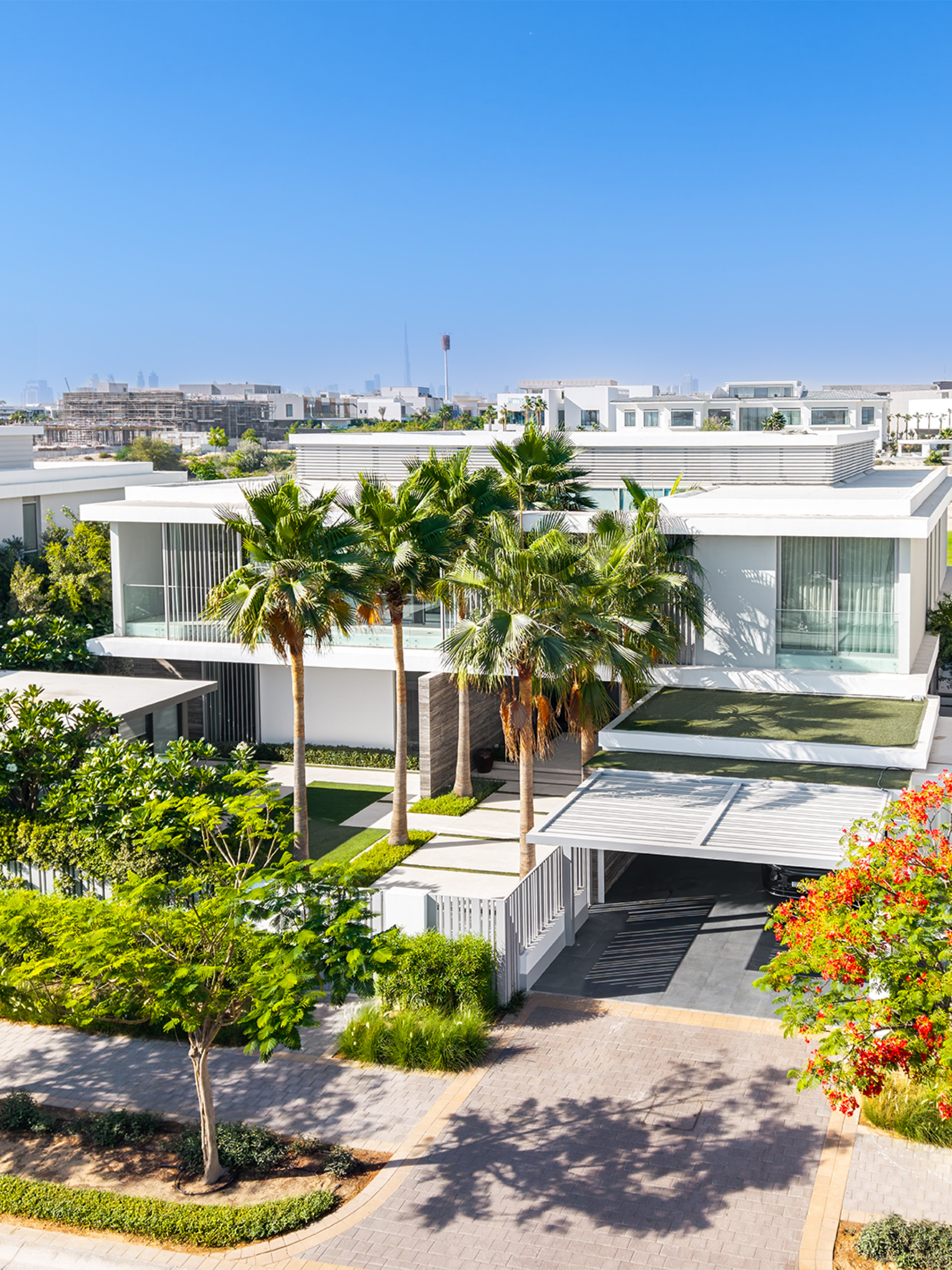 Aerial Villa View