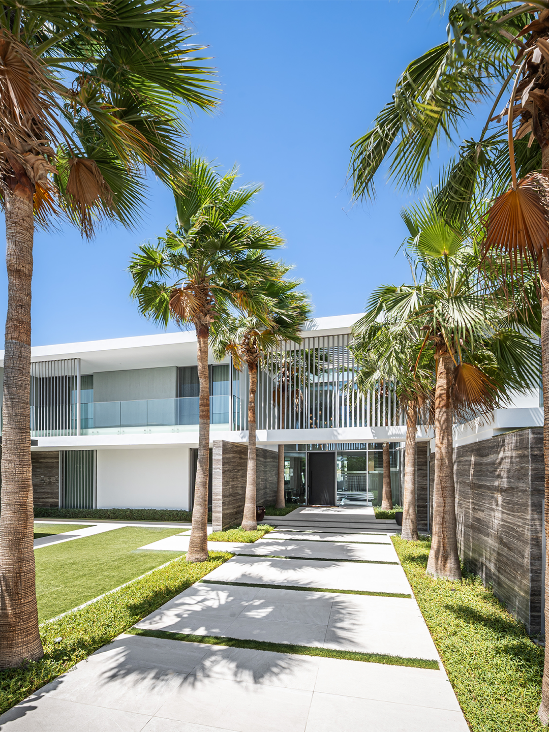 Palm-Lined Entry